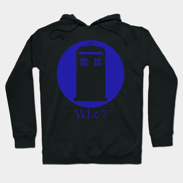 Police Box - Who Hoodie by Thedustyphoenix